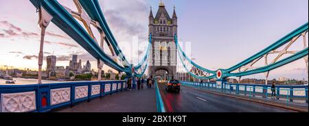 Tower Bridge, London, England, Vereinigtes Königreich Stockfoto
