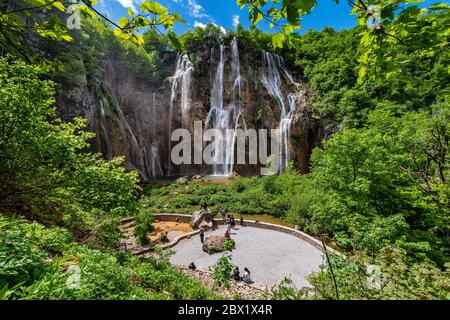 Nationalpark Plitvicer Seen, Kroatien Stockfoto