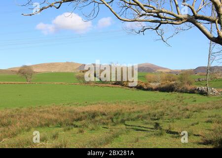 Die Nebenstraßen von NorthWales Stockfoto