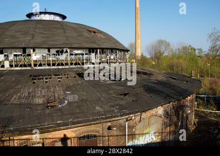 Verlassen Sie den Bahnhof Berlin Pankow Stockfoto