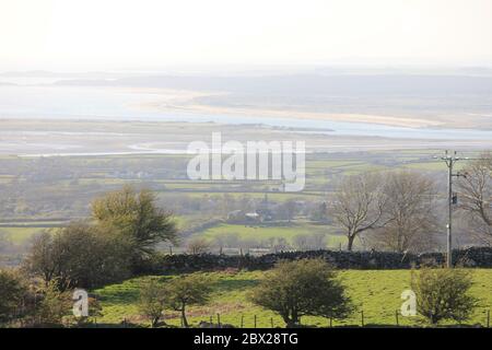 Die Nebenstraßen von NorthWales Stockfoto