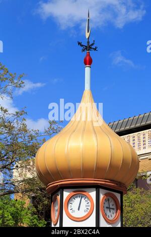 Downtown Clock Tower, Tampa, Florida, USA, Nordamerika Stockfoto
