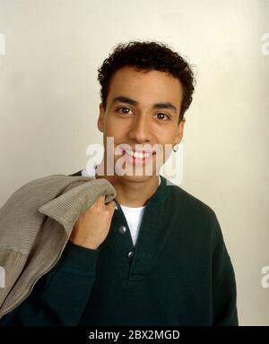 Backstreet Boys Fotosession 1997: Howie Dorough Stockfoto