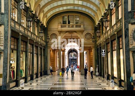 Italien, Piemont, Provinz Turin, Galleria San Federico Stockfoto