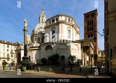Italien, Piemont, Provinz Turin, Turin, Basilika der Consolata (18. Jahrhundert) Stockfoto