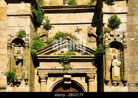 Frankreich, Finistere, Landerneau Daoulas Country, La Roche Maurice, Pfarrhaus, Kirche Saint Yves Stockfoto