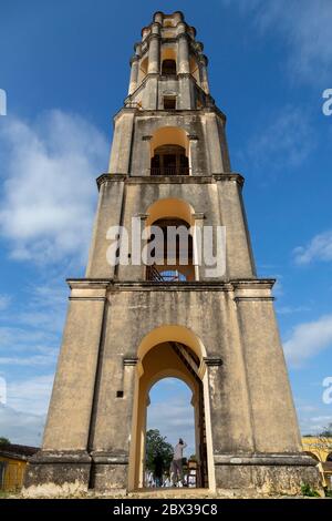 Kuba, Provinz Sancti Spiritus, Trinidad, Stadt, die von der UNESCO zum Weltkulturerbe erklärt wurde, Valle de los Ingenios, Manaca Iznaga Turm Stockfoto