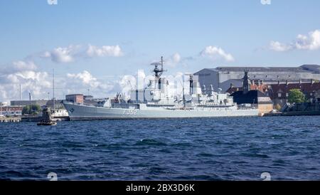 HDMS Peder Skram F352 Formely der Königlich Dänischen Marine Jetzt EIN Museumsschiff bei Holmen in Kopenhagen Stockfoto