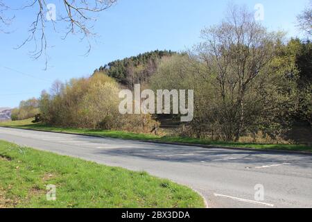 Die Nebenstraßen von NorthWales Stockfoto