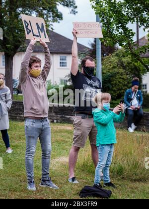 Black Lives Matter Protest in Rochester, Kent am 4. Juni 2020 Stockfoto