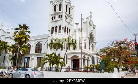 St. Pauls Episcopal Church Key West Florida USA Stockfoto