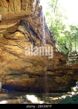 Ash Cave, Hocking Hills State Park, Ohio Stockfoto