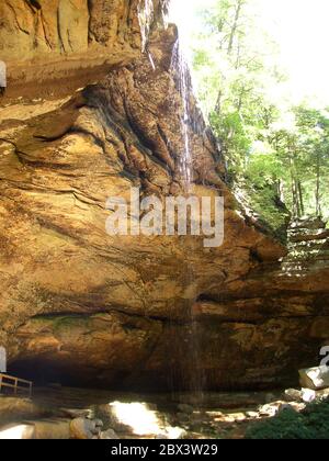 Ash Cave, Hocking Hills State Park, Ohio Stockfoto