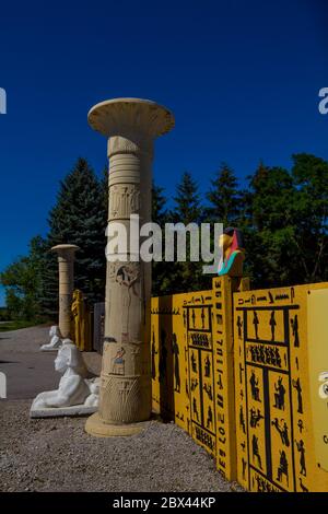 Americana ägyptische Seite in illinois Stockfoto