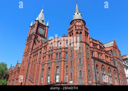 Victoria Building & Art Gallery, University of Liverpool, Großbritannien Stockfoto