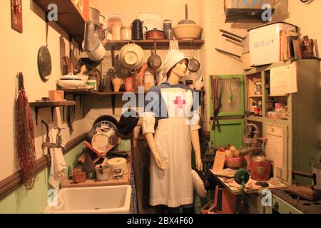 Home Front Museum in Llandudno, Wales Stockfoto