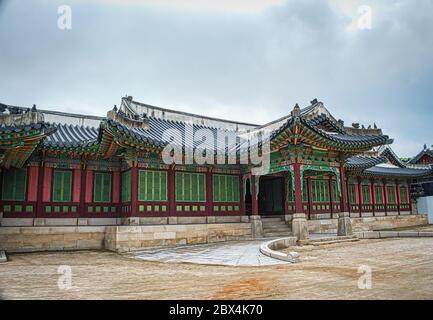 Huijeongdang Halle im Changdeokgung Palast in Seoul Stockfoto