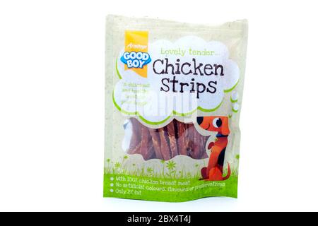 Good Boy Chicken Strips Hundesnacks Stockfoto