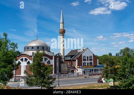 Fatih-Moschee in Essen Katernberg, das einzige architektonische Moscheebau in Essen, Deutschland Stockfoto