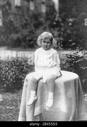 Alexander Ferdinand von Preußen, Enkel des deutschen Kaisers Wilhelm II. Als dreijähriges Kind. Stockfoto
