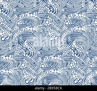 Renaissance Periode inspiriert Square Ornament Hintergrundmuster. Eine Farbe Hintergrund. Stockfoto