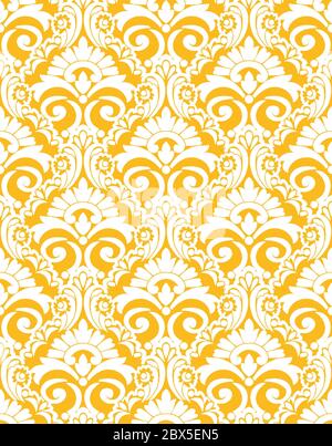Renaissance Periode inspiriert Square Ornament Hintergrundmuster. Eine Farbe Hintergrund. Stockfoto