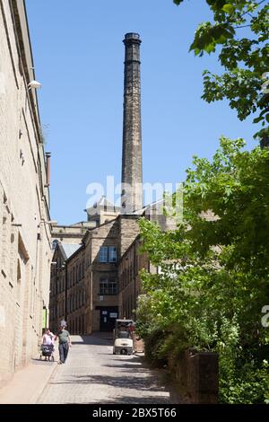 Shaw Lodge Mills, Halifax, West Yorkshire Stockfoto