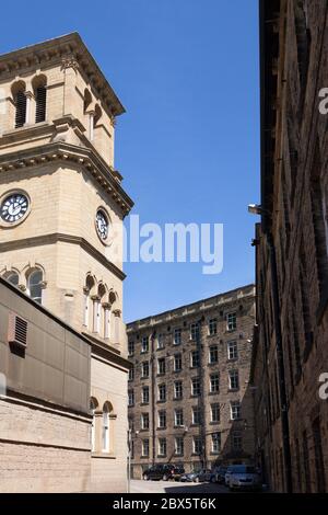 Shaw Lodge Mills, Halifax, West Yorkshire Stockfoto