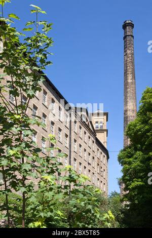 Shaw Lodge Mills, Halifax, West Yorkshire Stockfoto