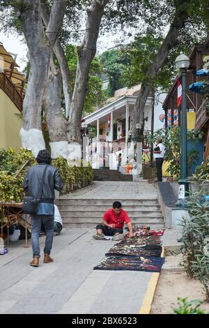 Flohmarkt von Barranco Stockfoto