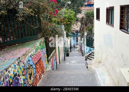 Die Straße von Barranco Stockfoto