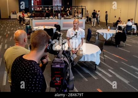 Arnhem, Niederlande. Mai 2020. ARNHEM, 05-06-2020, Niederlande, dutchnews, Pressemoment Königlicher niederländischer Schwimmverband, Cheftrainer Marcel Wouda interviewt auf Distanz wegen der Corona-Maßnahmen Quelle: Pro Shots/Alamy Live News Stockfoto