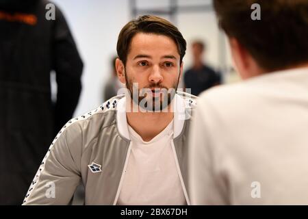 Arnhem, Niederlande. Mai 2020. ARNHEM, 05-06-2020, Niederlande, dutchnews, Pressemoment Königlicher niederländischer Schwimmverband, Schwimmer Arno Kamminga während des Pressemoments auf Papendal Credit: Pro Shots/Alamy Live News Stockfoto