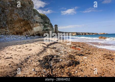 Marsden Grotto Beach (Norden), South Shields Stockfoto