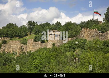 Zarevets Festung in Veliko Tarnowo. Bulgarien Stockfoto