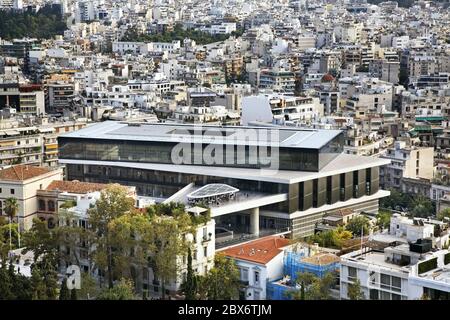 Panoramablick auf Athen. Griechenland Stockfoto