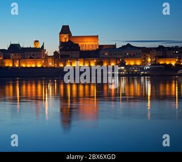 Anzeigen von Torun. Polen Stockfoto