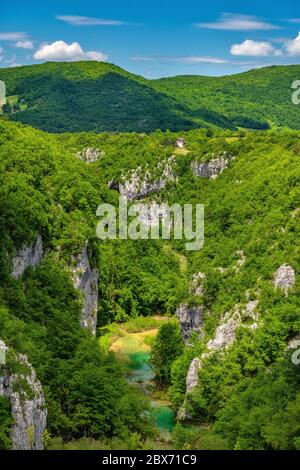 Nationalpark Plitvicer Seen, Kroatien Stockfoto