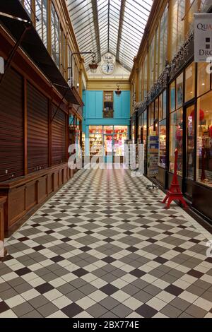 Die Passage Jouffroy, Paris, Frankreich Stockfoto