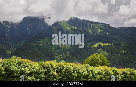 Alpen in der Nähe von Mayrhofen. Tirol. Österreich Stockfoto