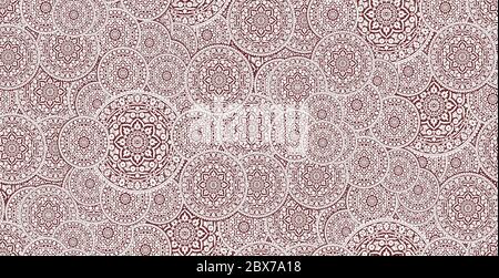Renaissance Periode inspiriert Square Ornament Hintergrundmuster. Eine Farbe Hintergrund. Stockfoto