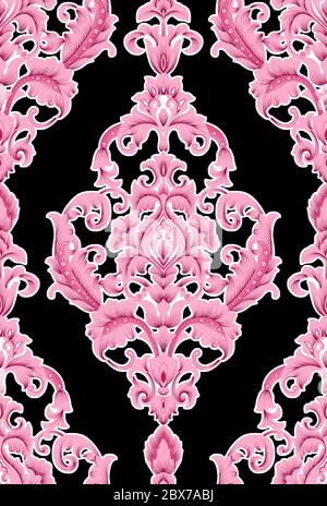 Renaissance Periode inspiriert Square Ornament Hintergrundmuster. Eine Farbe Hintergrund. Stockfoto