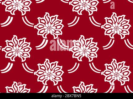 Renaissance Periode inspiriert Square Ornament Hintergrundmuster. Eine Farbe Hintergrund. Stockfoto