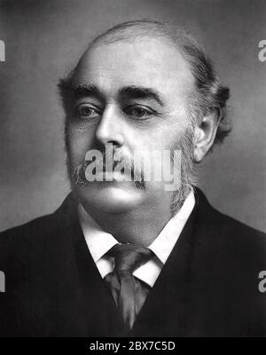 MATTHEW WHITE RIDLEY (1842-1904) britischer konservativer Politiker Stockfoto