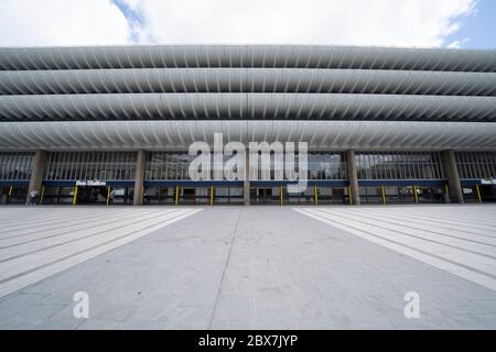 Preston, Großbritannien. Juni 2020. Bild zeigt Preston Busbahnhof von Ove Arup und Partners im Brutalistischen Architekturstil zwischen 1968 und 19 gebaut Stockfoto