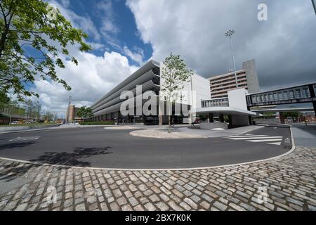 Preston, Großbritannien. Juni 2020. Bild zeigt Preston Busbahnhof von Ove Arup und Partners im Brutalistischen Architekturstil zwischen 1968 und 19 gebaut Stockfoto