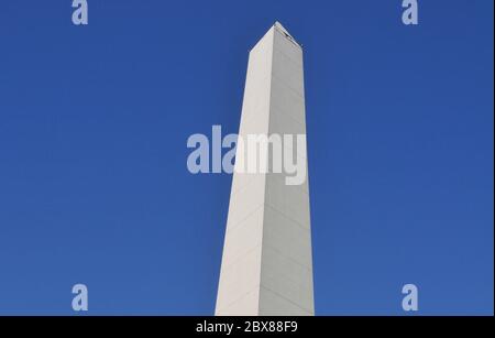 Obelisk, 9 Juillet Avenue, Buenos Aires, Argentinien Stockfoto