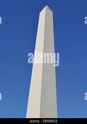 Obelisk, 9 Juillet Avenue, Buenos Aires, Argentinien Stockfoto