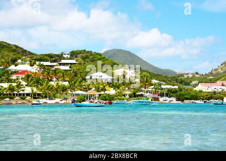 St Martin Pinel Island Stockfoto