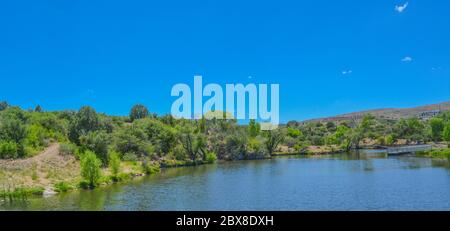 Blick auf Fain Lake in Prescott Valley, Yavapai County, Arizona USA Stockfoto